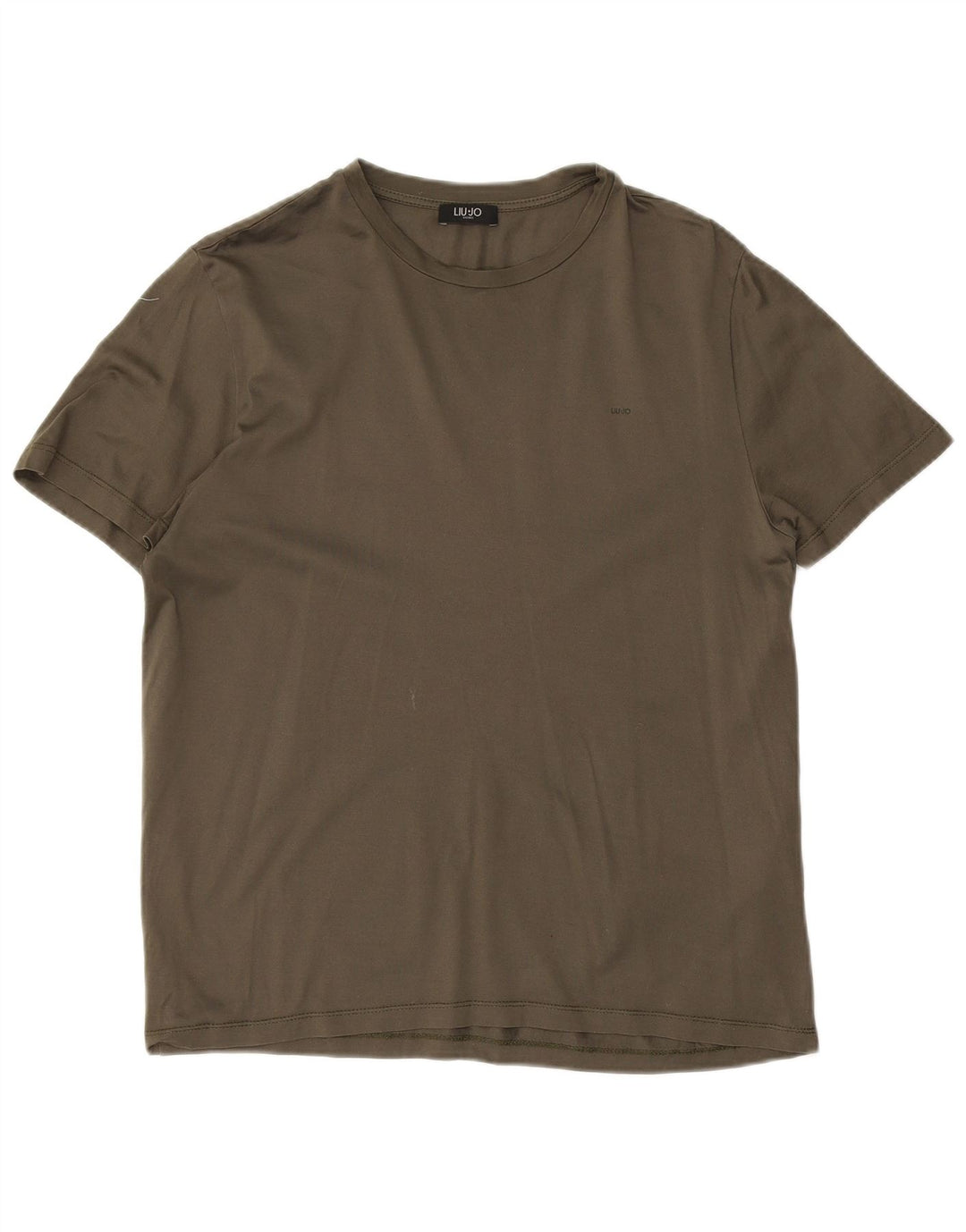 Liu Jo Mens T-Shirt Top Medium Khaki
