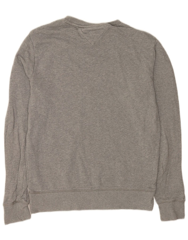 Tommy Hilfiger Mens Vintage Fit Sweatshirt Jumper Medium Grey Flecked