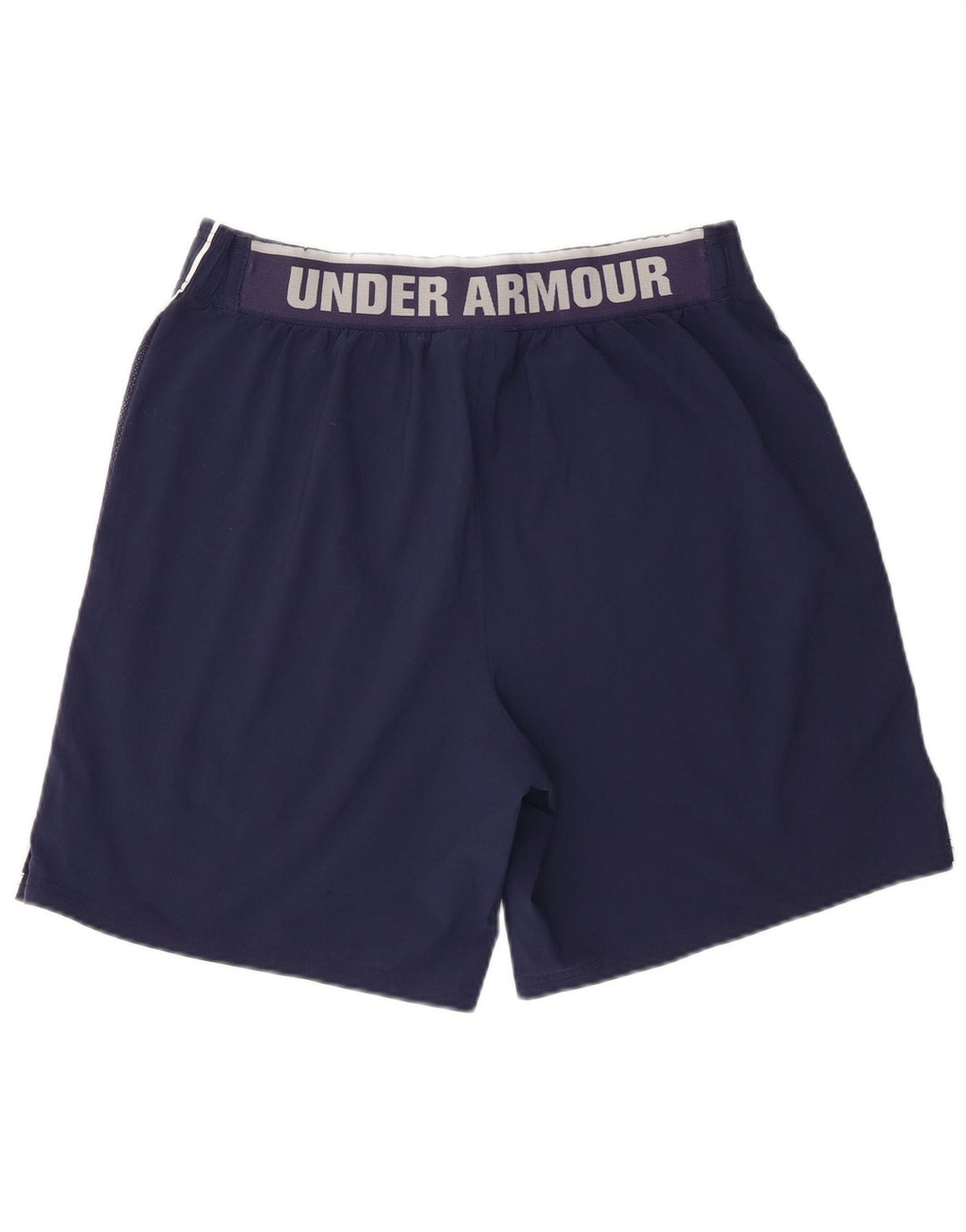 Under Armour Mens Graphic Sport Shorts Large  Navy Blue Polyester