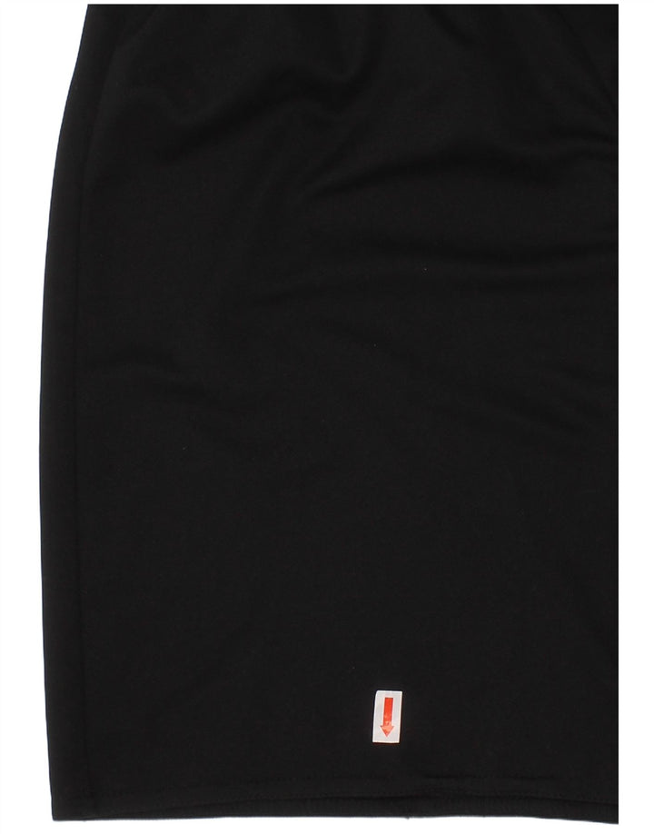 ADIDAS Boys Climalite Sport Shorts 7-8 Years XS Black Polyester