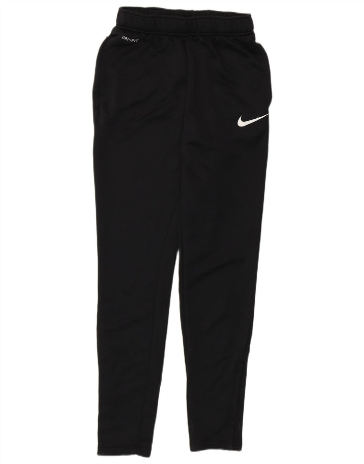Nike Womens Dri Fit Tracksuit Trousers Small  Black Polyester