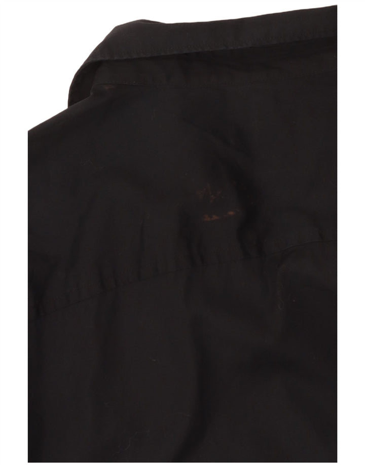 CALVIN KLEIN Mens Shirt Medium Black Cotton