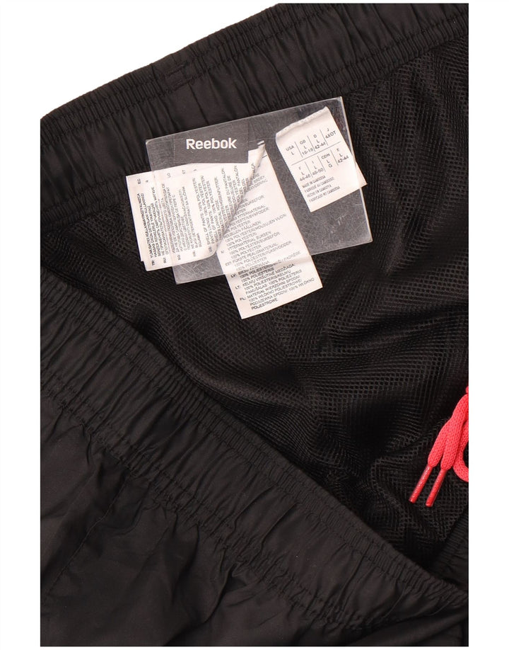 Reebok Womens Waterproof Trousers UK 16/18 Large Black Polyester