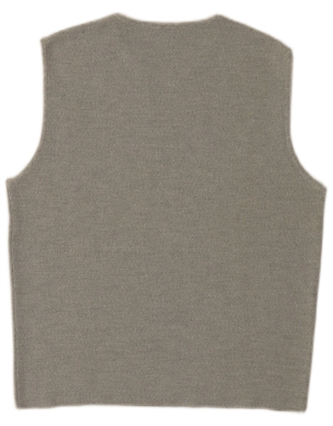 CALVIN KLEIN JEANS Womens Vest Tank Top UK 14 Large Grey Wool