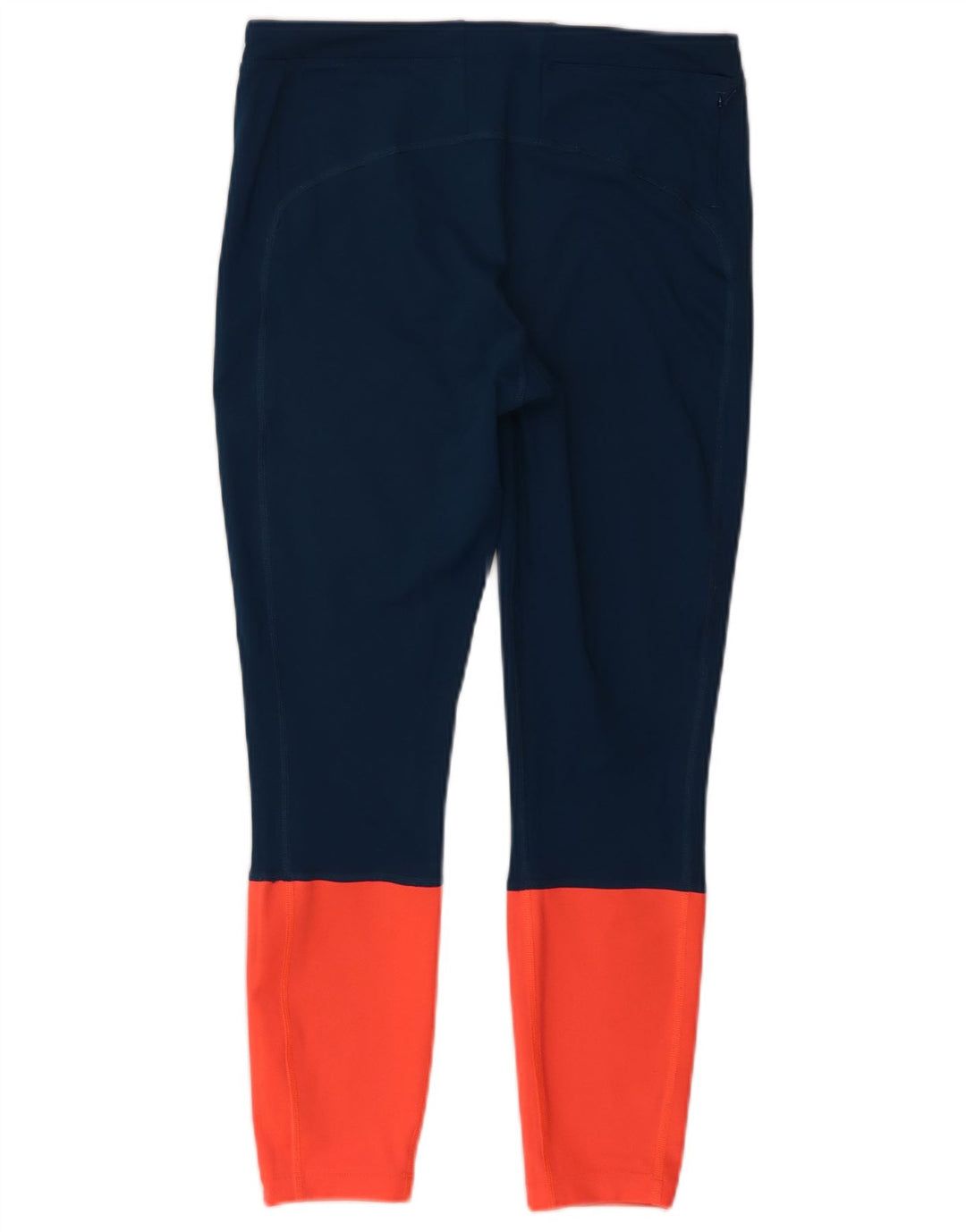 Asics Womens Leggings UK 14 Medium Navy Blue