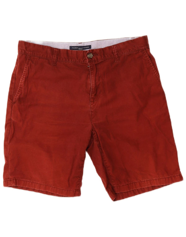 Tommy Hilfiger Mens Chino Shorts W33 Medium Brown Cotton
