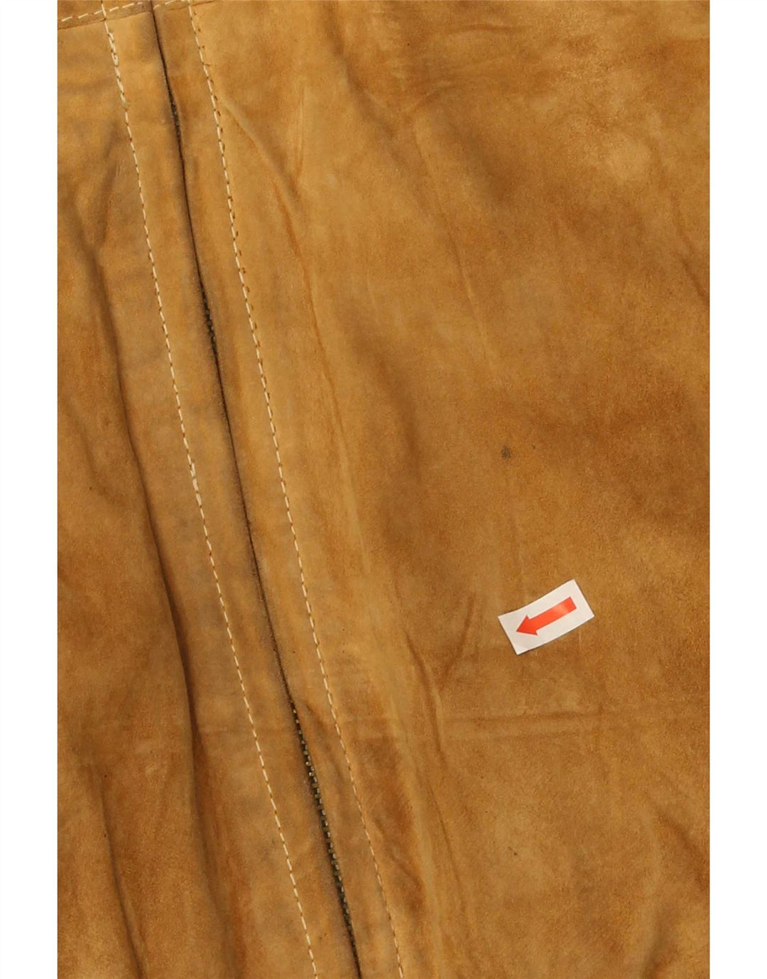 Vintage Mens Suede Bomber Jacket IT 50 Large Beige