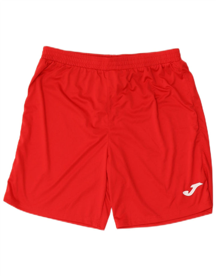Joma Mens Sport Shorts Large Red Polyester