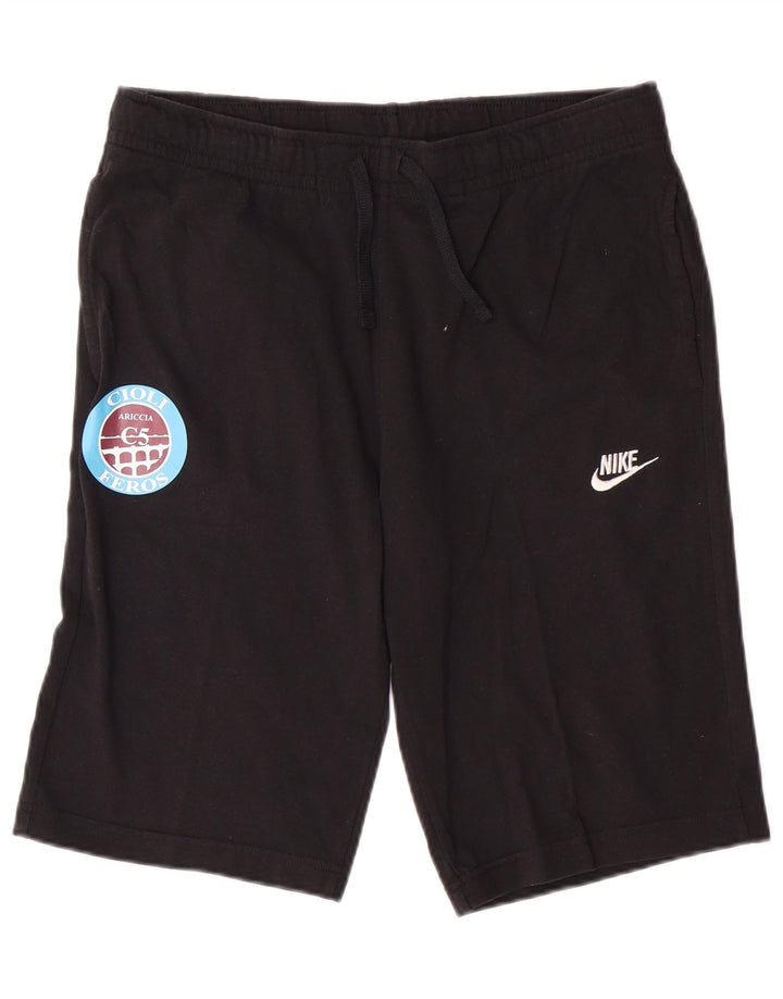NIKE Mens Sport Shorts Medium  Black Cotton