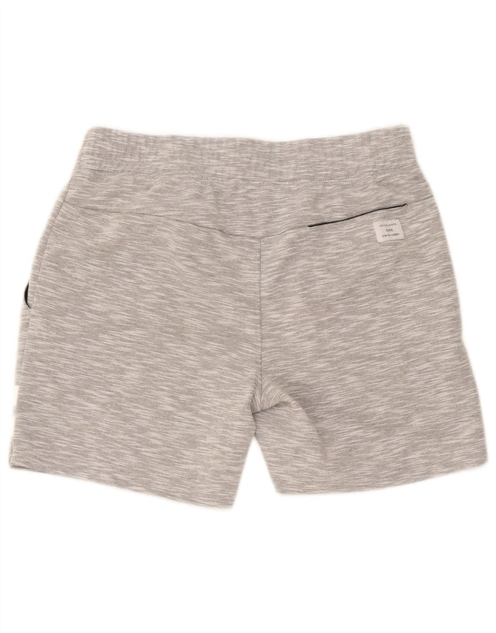 Jack & Jones Mens Sport Shorts Medium Grey Flecked Cotton