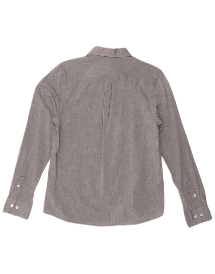 HARMONT & BLAINE Mens Slim Fit Shirt Small Grey Cotton