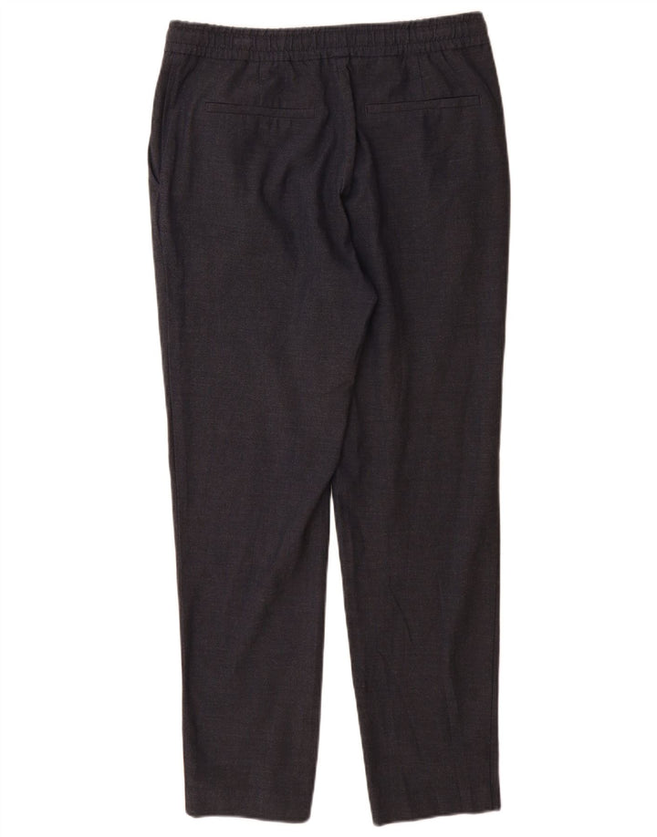 Zara Mens Slim Chino Trousers Medium W30 L29 Navy Blue
