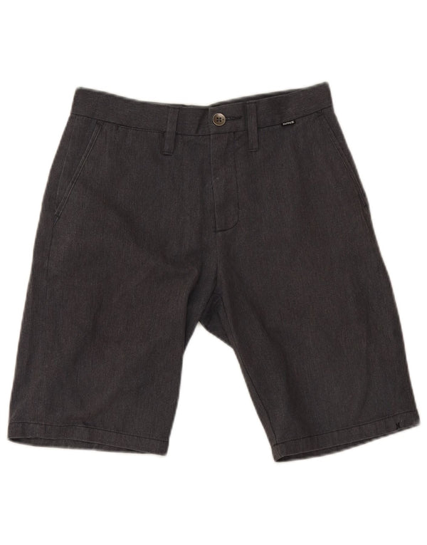 Hurley Mens Chino Shorts W26 XS Grey Cotton