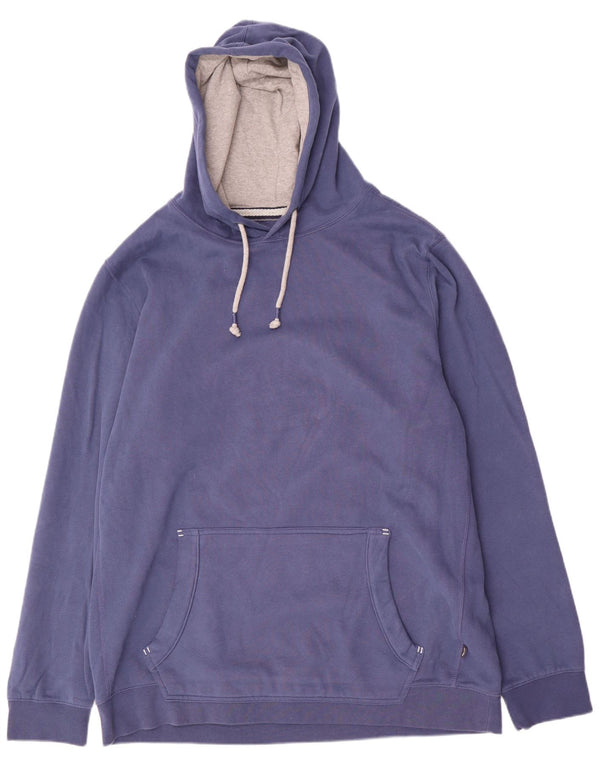 Fat Face Mens Hoodie Jumper 2XL Navy Blue Cotton