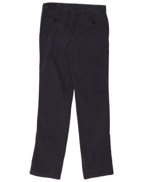 CERRUTI 1881 Mens Straight Chino Trousers IT 48 Medium W32 L33 Navy Blue