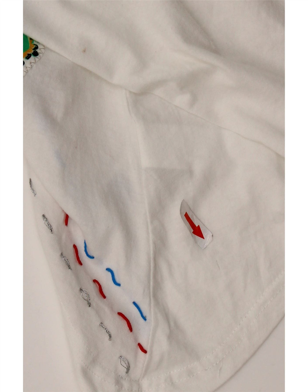 DESIGUAL Womens Graphic Asymmetric Tunic Top UK 18 XL Multicoloured Floral