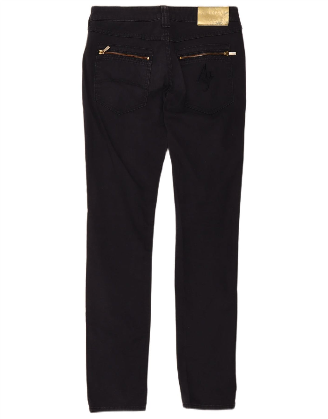 Armani Womens Slim Jeans W27 L30 Navy Blue Cotton