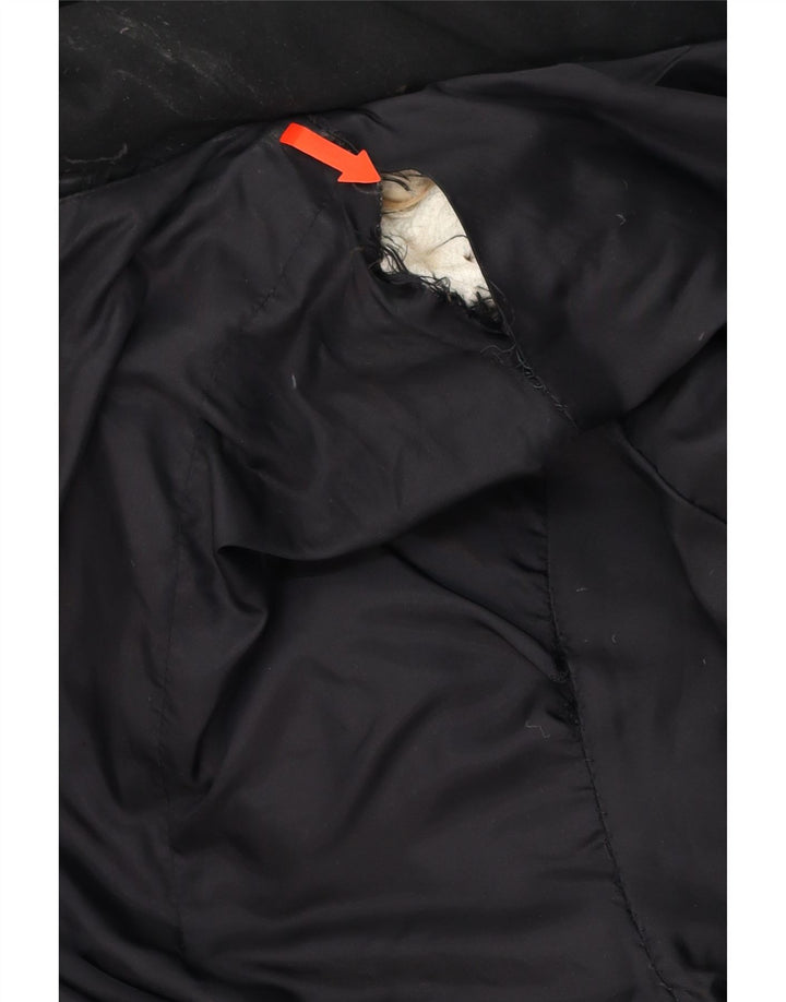 SERGIO TACCHINI Womens Padded Jacket UK 16 Large Black Polyester Vintage Sergio Tacchini and Second-Hand Sergio Tacchini from Messina Hembry 
