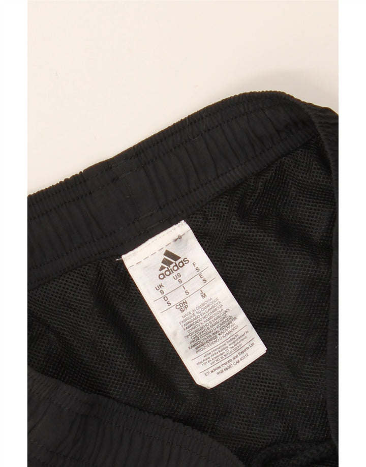 ADIDAS Mens Sport Shorts Small Black Nylon Vintage Adidas and Second-Hand Adidas from Messina Hembry 
