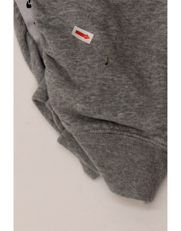 NIKE Womens Graphic Full Tracksuit UK 14 Medium  Grey Colourblock Cotton