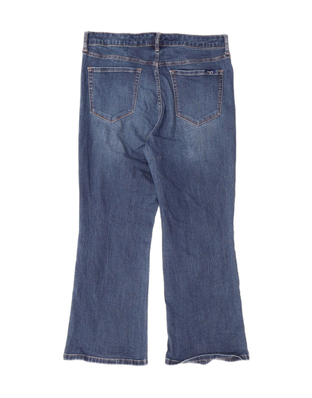 CHAPS Womens Bootcut Cropped Jeans US 10 Large W30 L24 Blue Cotton Vintage Chaps and Second-Hand Chaps from Messina Hembry 