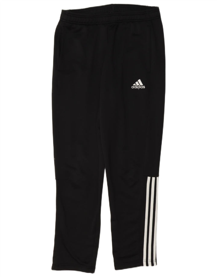 Adidas Mens Tracksuit Trousers Medium Black Polyester