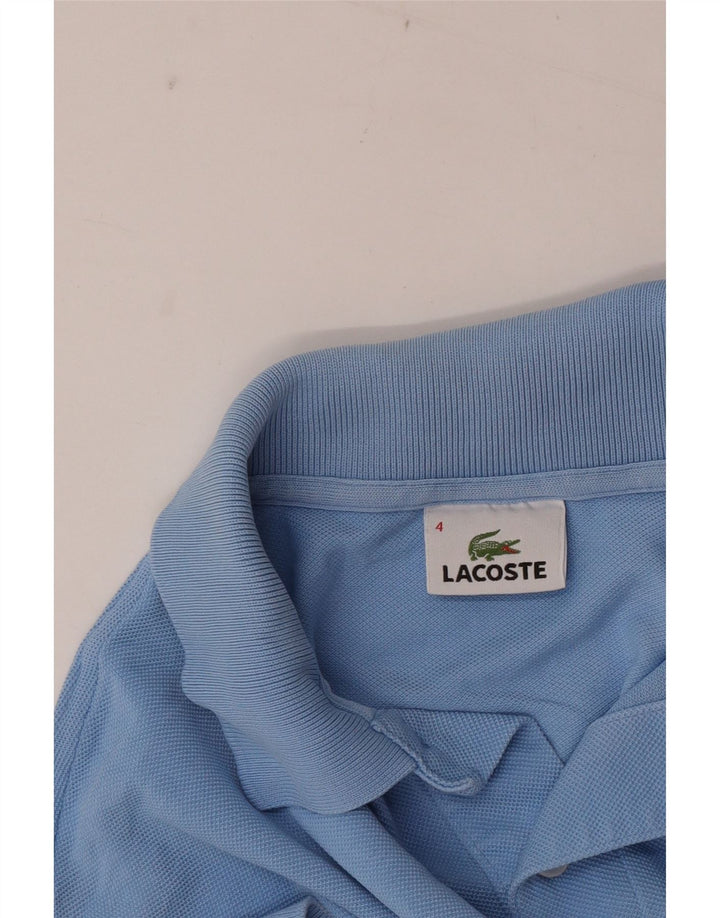 Lacoste Mens Polo Shirt Size 4 Medium Blue