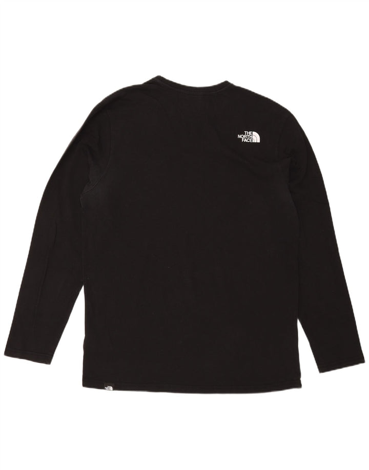 The North Face Mens Graphic Top Long Sleeve Large Black Cotton