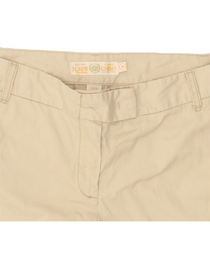 J. CREW Womens Chino Shorts US 8 Medium W34  Beige Cotton | Vintage J. Crew | Thrift | Second-Hand J. Crew | Used Clothing | Messina Hembry 