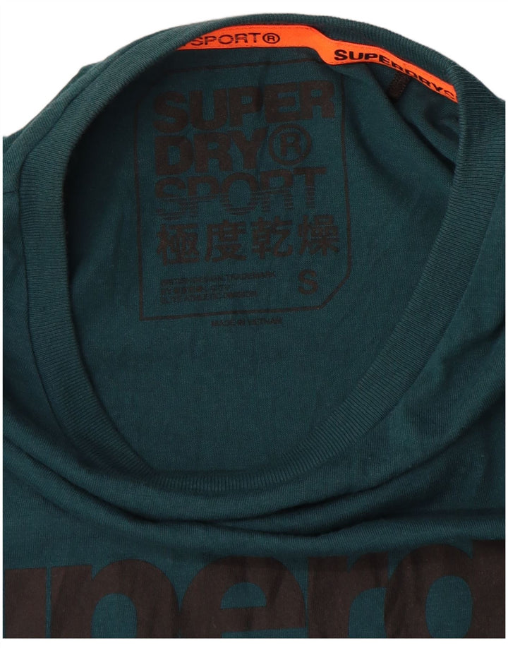 Superdry Mens Graphic T-Shirt Top Small Green