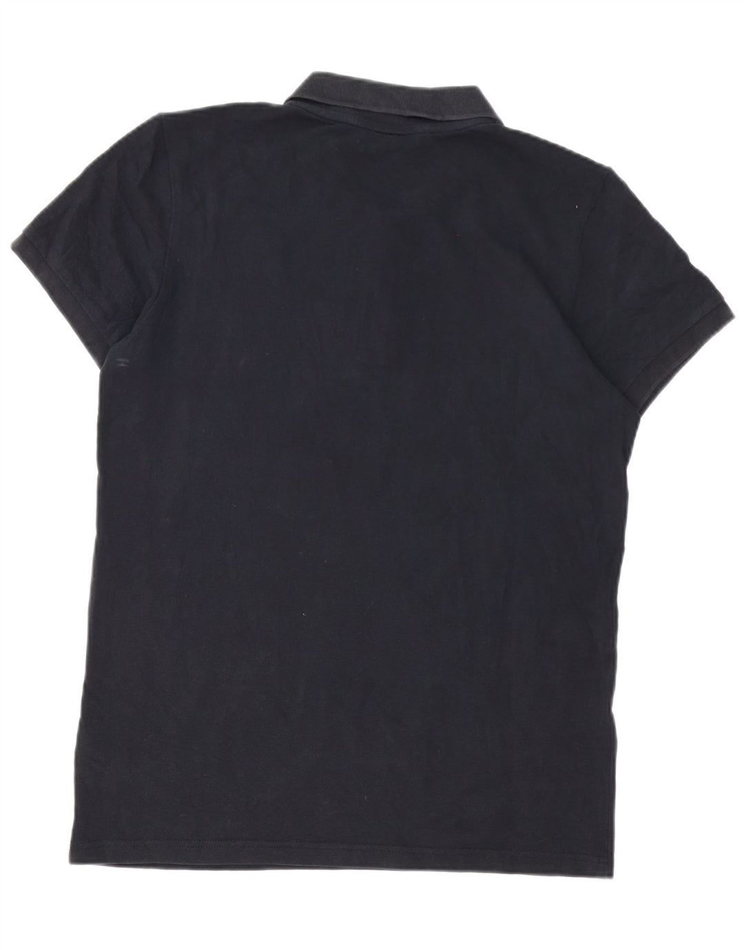 Adidas Mens Polo Shirt Medium Black Cotton