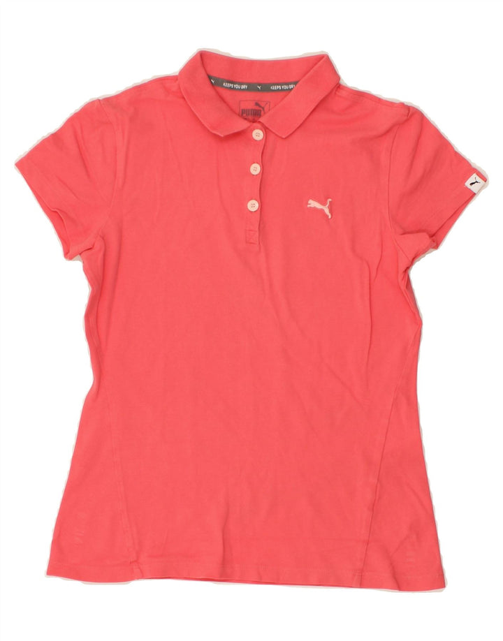 PUMA Womens Polo shirt UK 10 Small Pink Vintage Puma and Second-Hand Puma from Messina Hembry 