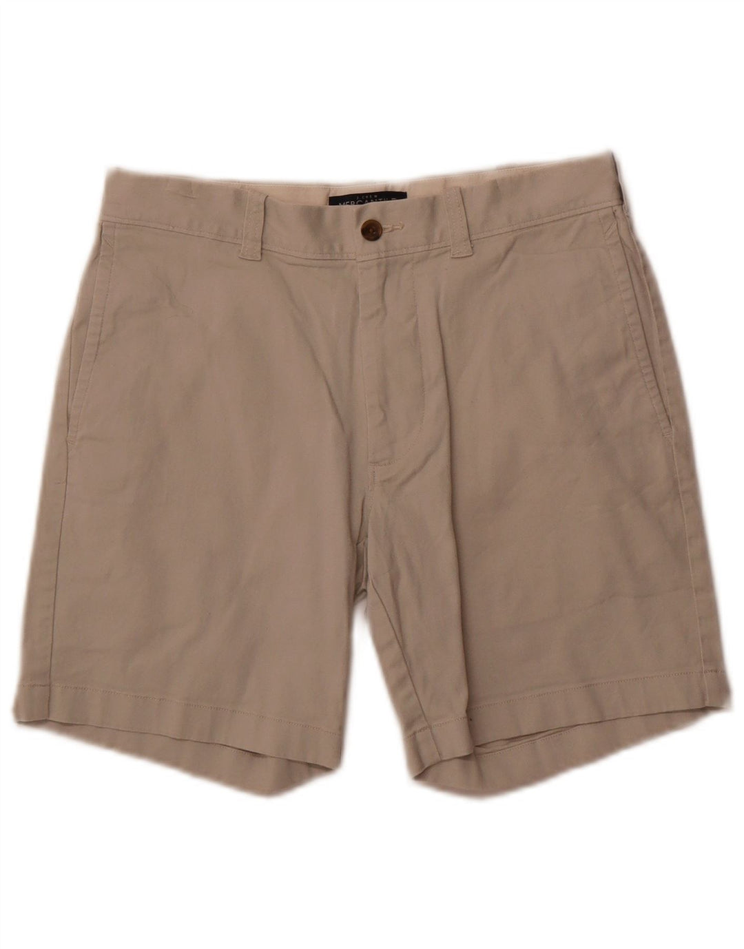J. Crew Mens Mercantile Chino Shorts W29 Medium Beige Cotton