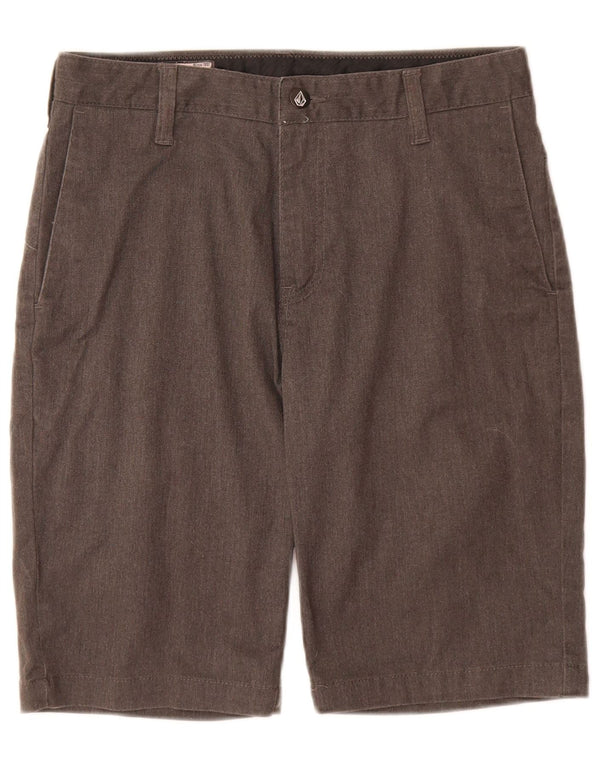 Volcom Mens Chino Shorts W28 Small  Grey Cotton