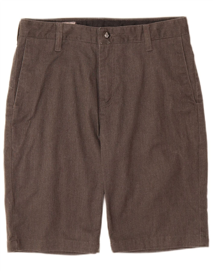 Volcom Mens Chino Shorts W28 Small  Grey Cotton