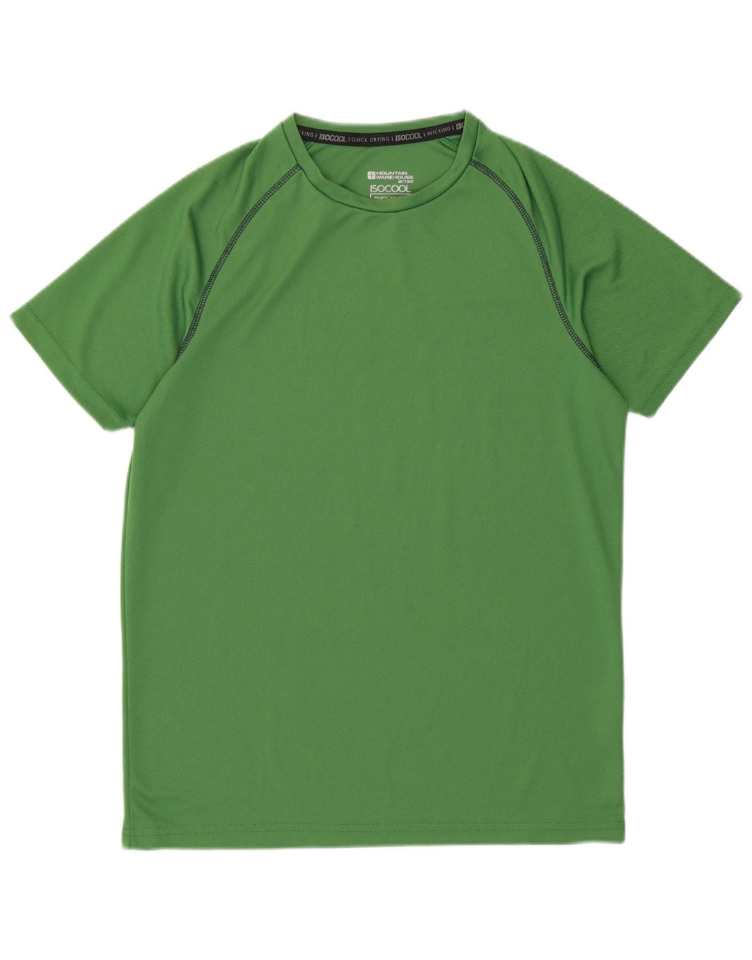 Mountain Warehouse Mens T-Shirt Top Small Green Polyester