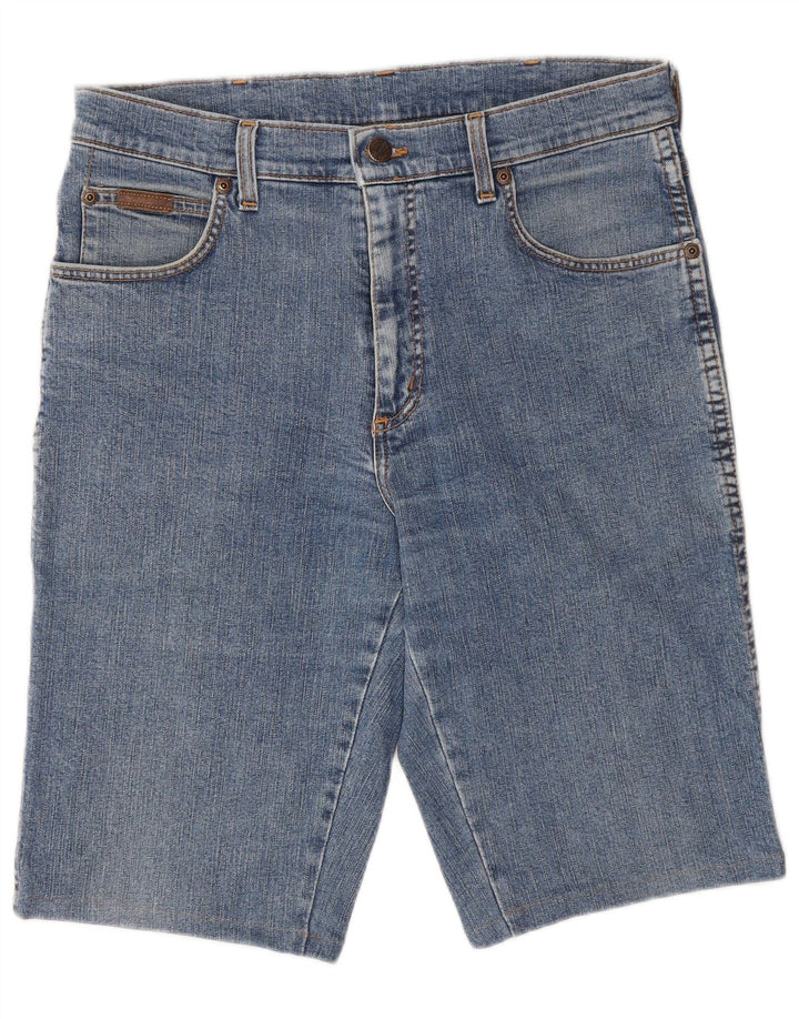 WRANGLER Mens Denim Shorts W33 Medium  Blue Cotton