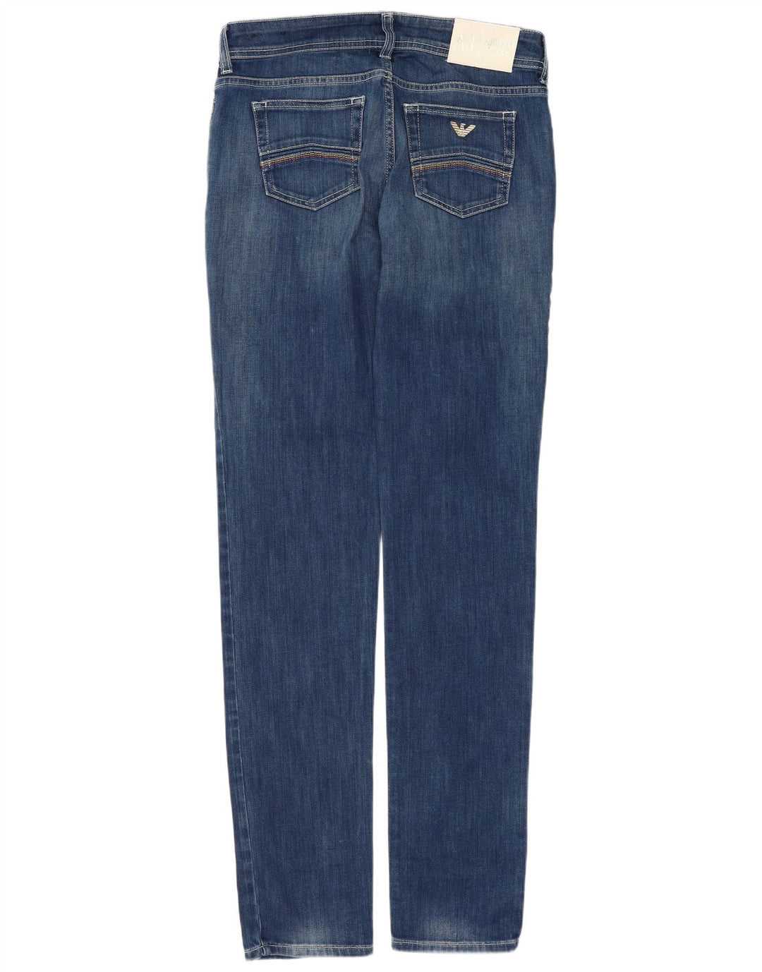 Armani Womens Slim Jeans W29 L32 Blue Cotton