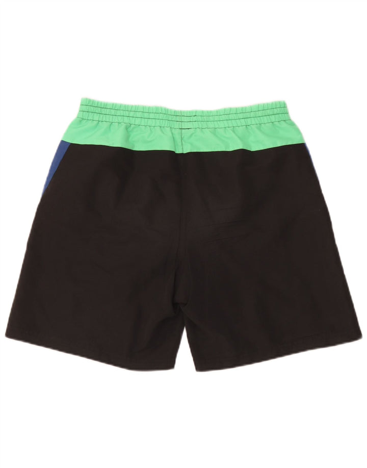 Kappa Mens Swimming Shorts Medium Black Colourblock Polyester