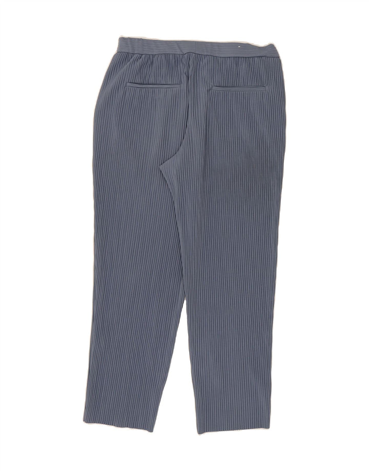 ZARA Womens Straight Chino Trousers Medium W31 L28 Blue Vintage Zara and Second-Hand Zara from Messina Hembry 