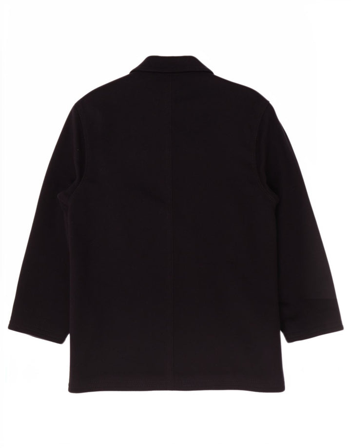 Rehbochloden Mens Overcoat IT 46 Small Navy Blue Wool