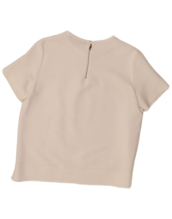Zara Womens Blouse Top UK 18 XL White