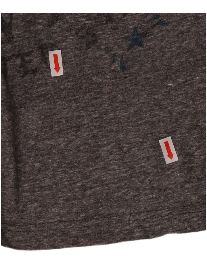 Hurley Mens Regular Fit Graphic T-Shirt Top Medium Grey