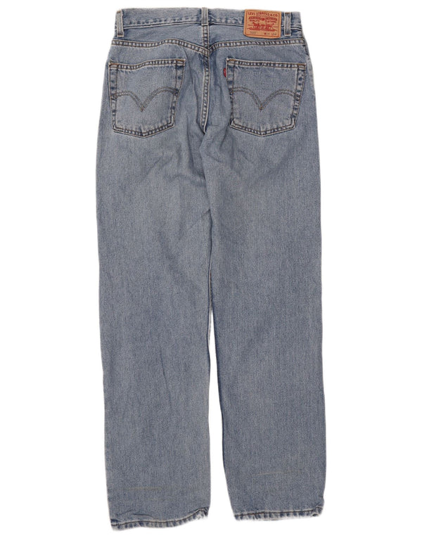 LEVI'S Mens 505 Regular Fit Straight Jeans W34 L34 Blue