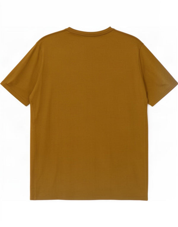 Diesel Mens Graphic T-Shirt Top Large Brown Cotton