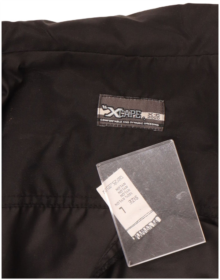 X-Cape Mens Bomber Jacket UK 40 Large Black Nylon