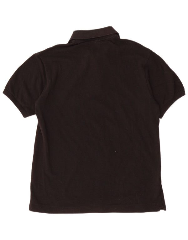 Lacoste Mens Polo Shirt Size 3 Small Black Cotton