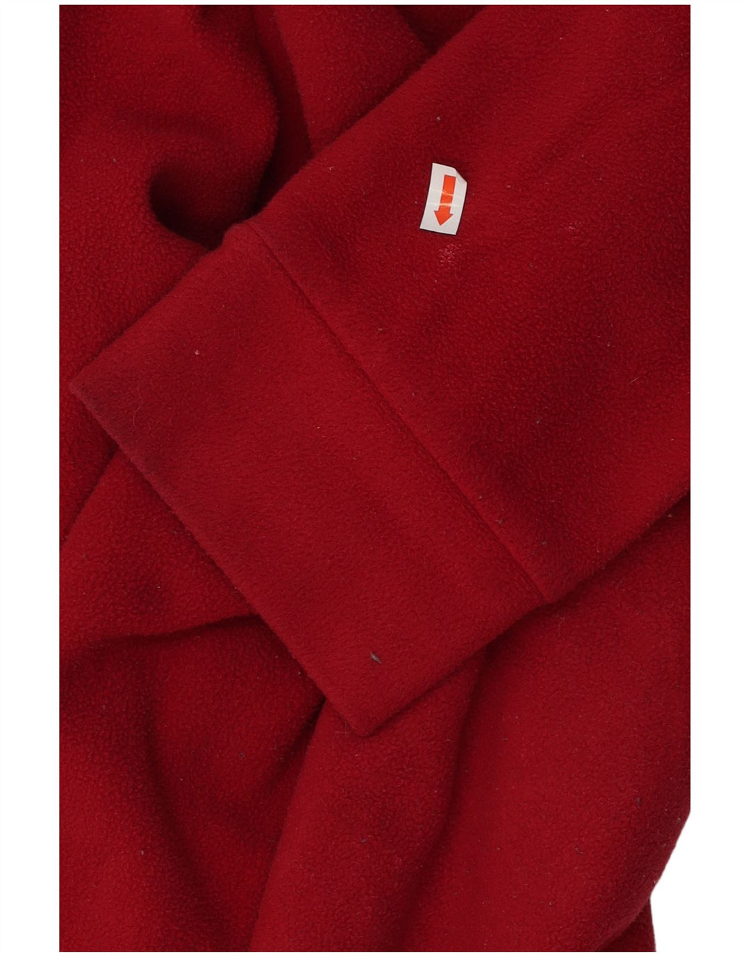 LOTTO Mens Zip Neck Fleece Jumper 2XL Red Polyester