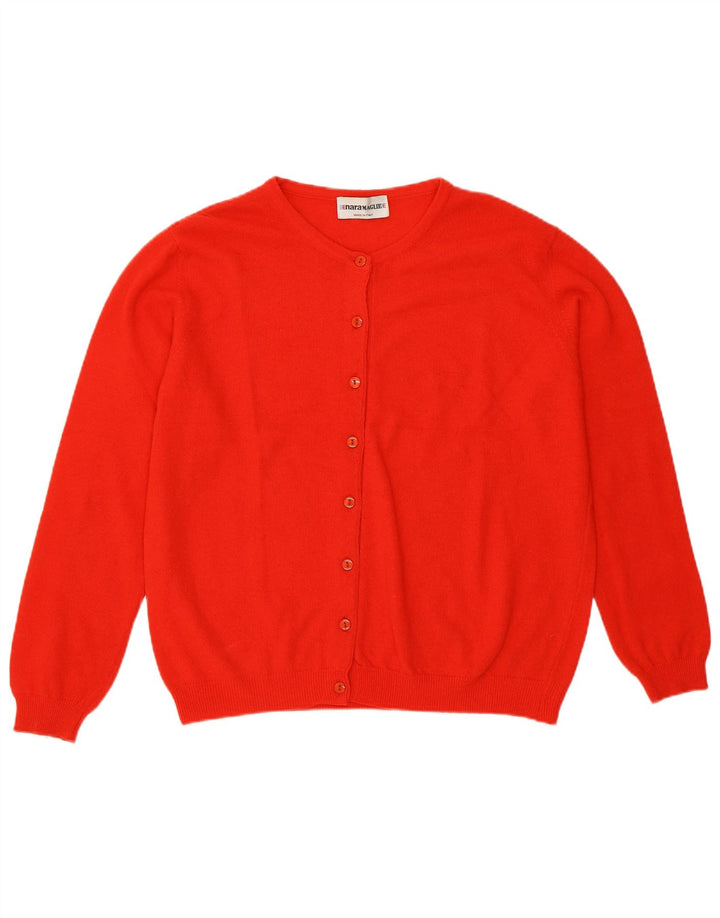 Enara Maglie Womens 2 Piece Set UK 14 Medium Red Wool