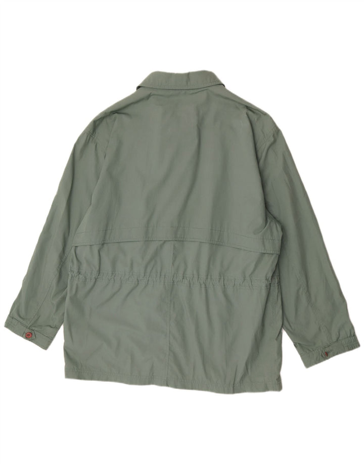 Faciba Mens Utility Jacket IT 54 2XL Green Polyester